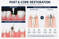 Cast Post and Core vs. Prefabricated Post and Core: Pros, Cons, and When to Use Each