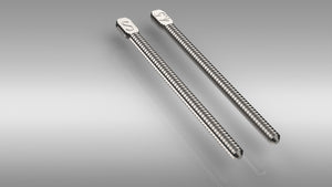 Mecodont Stainless Steel Parallel Sided Post No 4.5, Grey