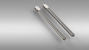 Mecodont Stainless Steel Parallel Sided Post No 5, Beige
