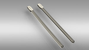 Mecodont Titanium Parallel Sided Post No 3, Orange