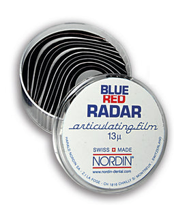 Blue Red Radar Articulating Film Straight, 13 MY