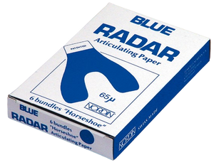 Blue Blue Radar Articulating Paper Horseshoe, 60 MY